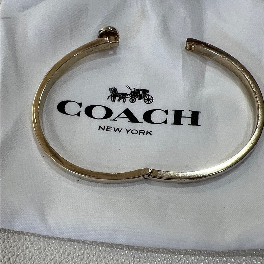 Coach Gold-Tone Bracelet with Charm - Picture 5 of 6